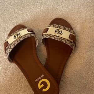 Brown gold and tan guess Sandler